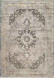 Dynamic Rugs RUBY 2185-197 Ivory and Grey and Gold
